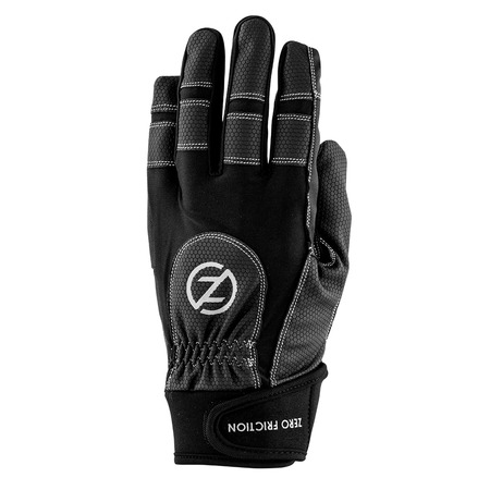 ZERO FRICTION Performance Universal-Fit Work Glove, Black WG15010
